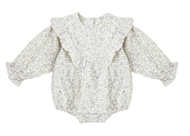 Winnie Romper | Blue Vines