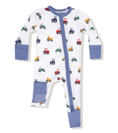 Mini Tractors | Zip Romper