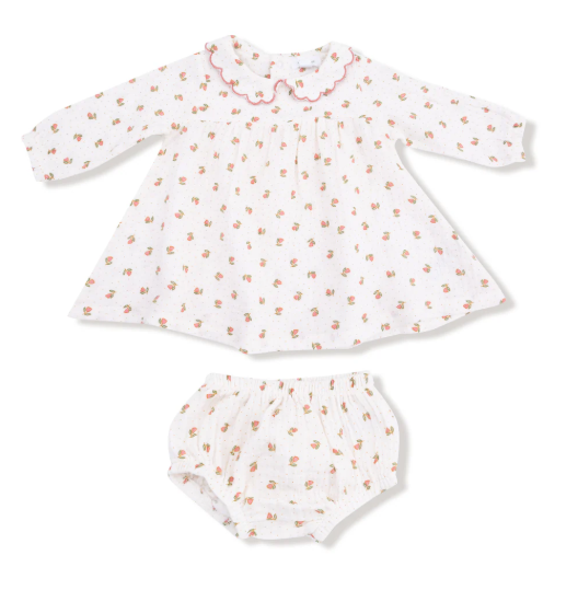 Petite Pointe Fleur | Petal Collar Dress Set