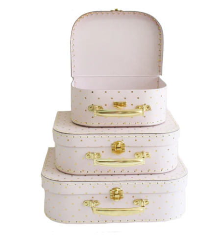 Kids Carry Case Set | Pink Gold
