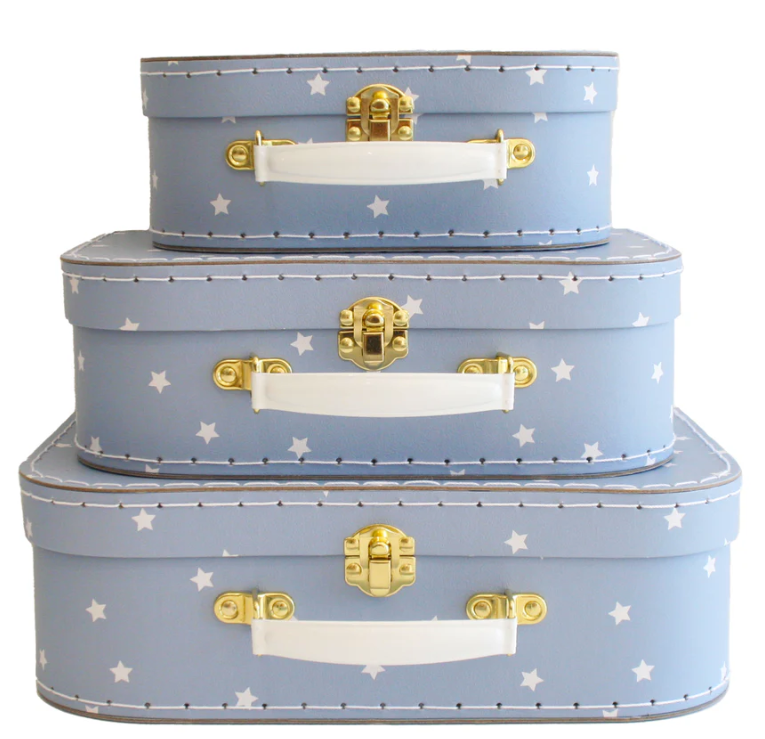 Kids Carry Case Set | Blue Stars