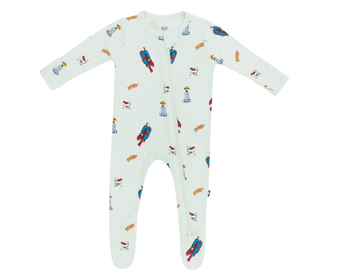 Zippered Footie | Superman