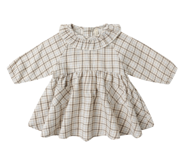 Simone Dress | Blue Plaid