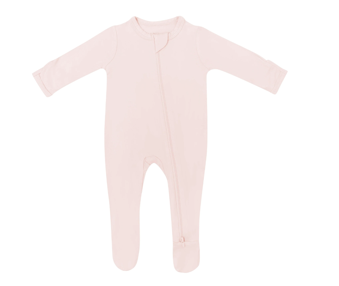 Zip Footie | Blush
