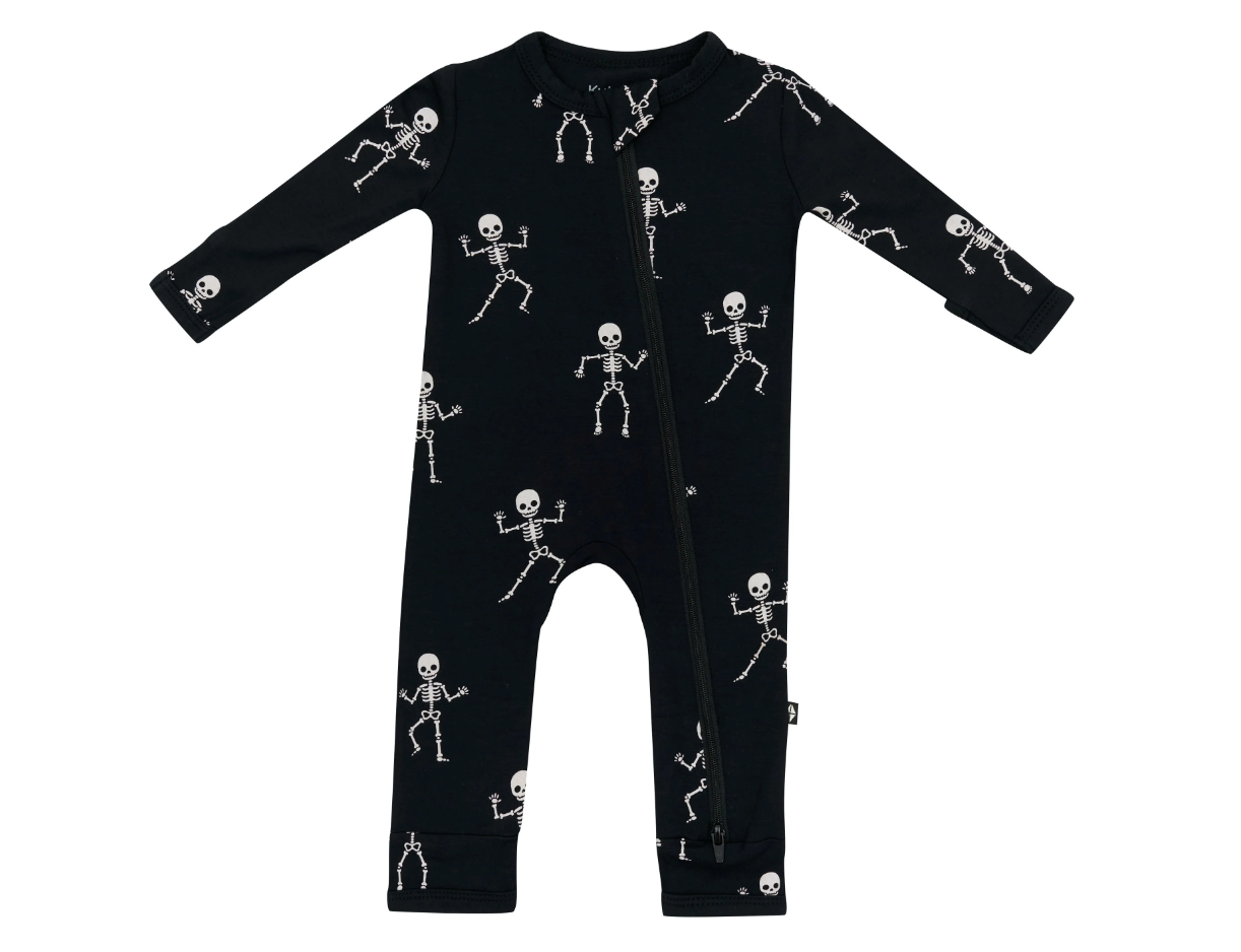 Zippered Romper | Skeleton