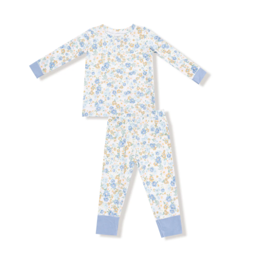 Sweet Rose Calico | LS Loungewear Set