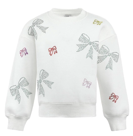 Sweatshirt | Crystal Bows