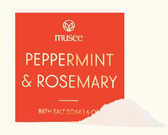 Mini Bath Salt Soak | Peppermint & Rosemary