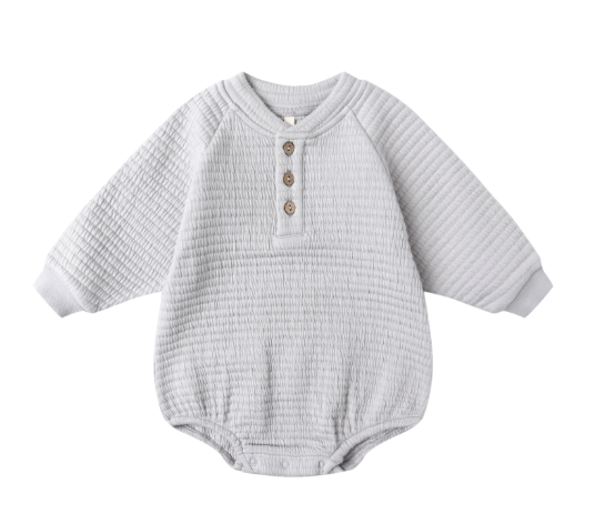 Henley Bubble Romper | Frost