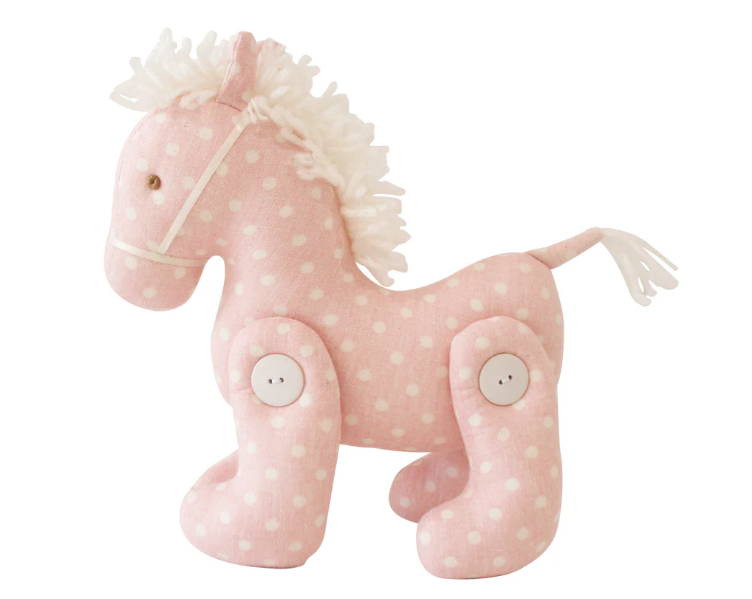 Jointed Pony | Pink White Spot
