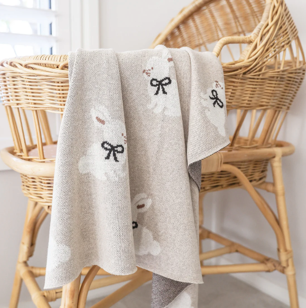 Baby Bunny Blanket | Natural