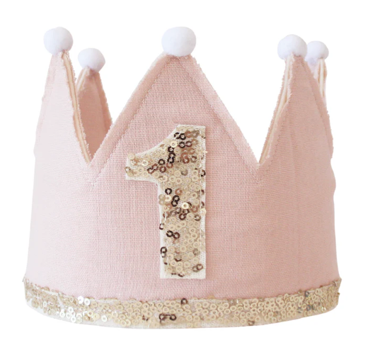 1st Birthday Crown | Pink