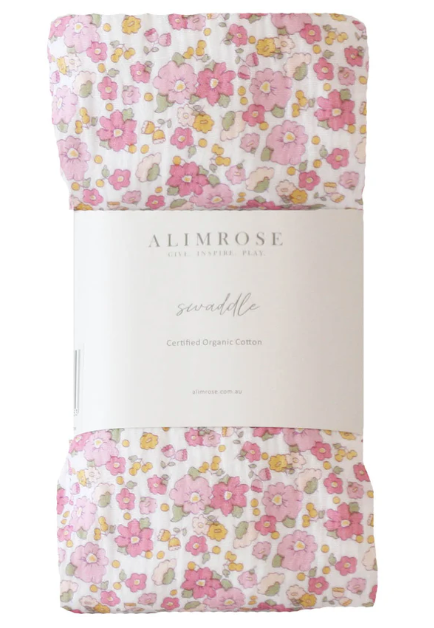 Muslin Swaddle | Rose Garden