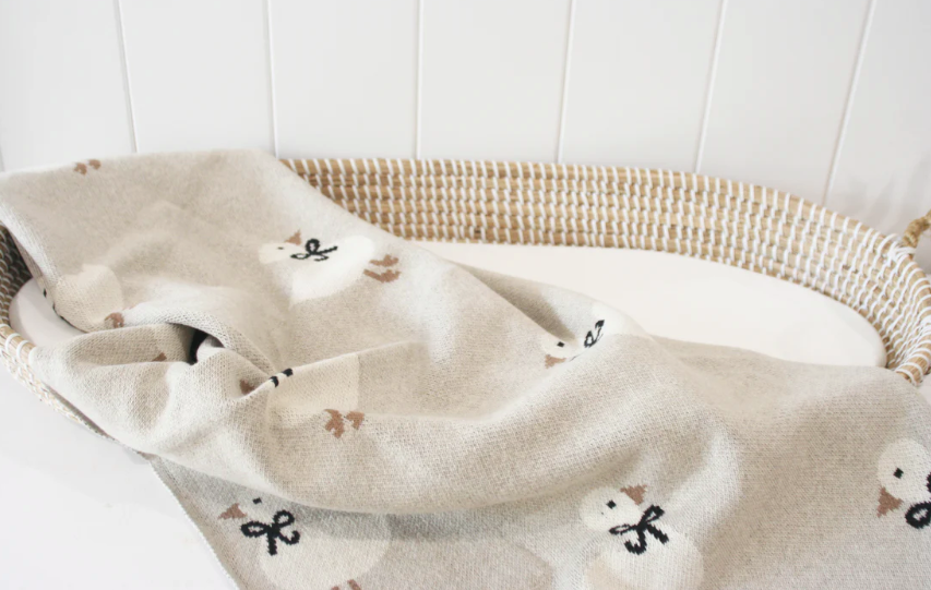 Duck Baby Blanket | Natural