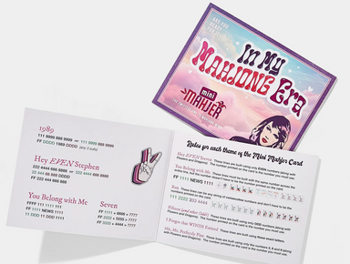 T Swift Mahj Card - The Yellow Canary