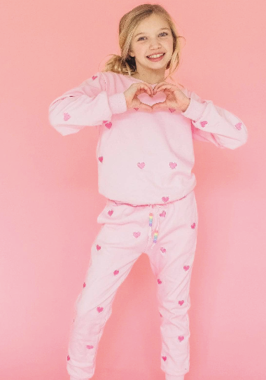 Jogger Set | Full Hearts - The Yellow Canary