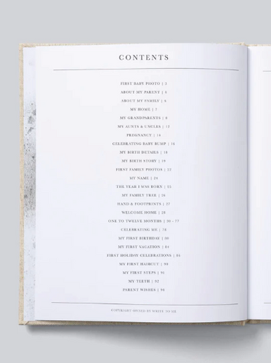 Baby | First Year of You - The Yellow Canary