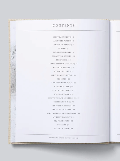 Baby | First Year of You - The Yellow Canary