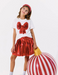 Shimmer Skirt | Red - The Yellow Canary