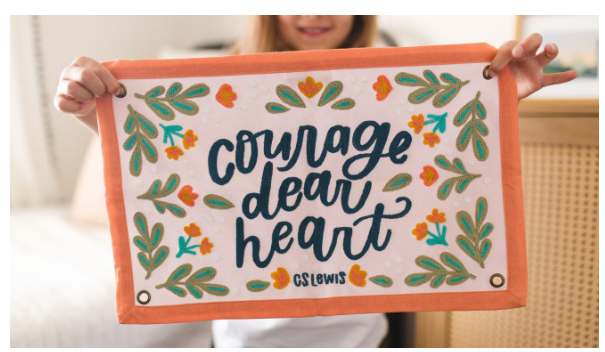 Canvas Banner | Courage