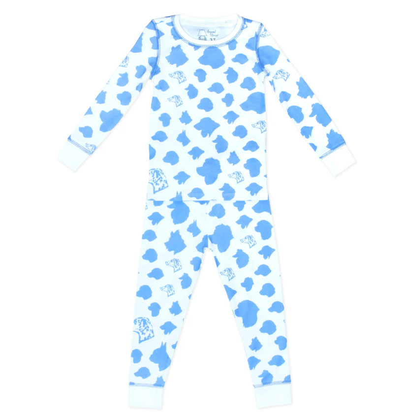 Blue Dogs 2pc Loungewear Set