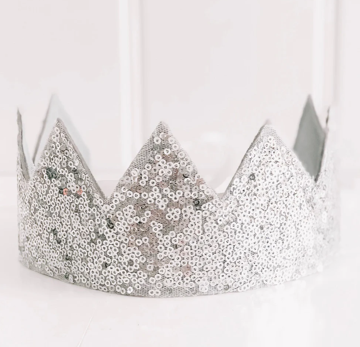 SEQUIN SPARKLE CROWN | GOLD