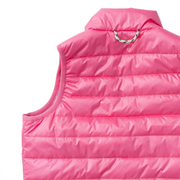 Puffer Vest | Pink Cosmos