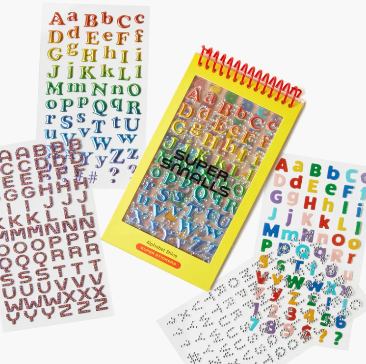 Alphabet Shine Super Stickers