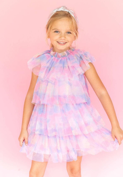 Watercolor Tulle Dress