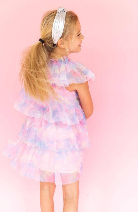 Watercolor Tulle Dress