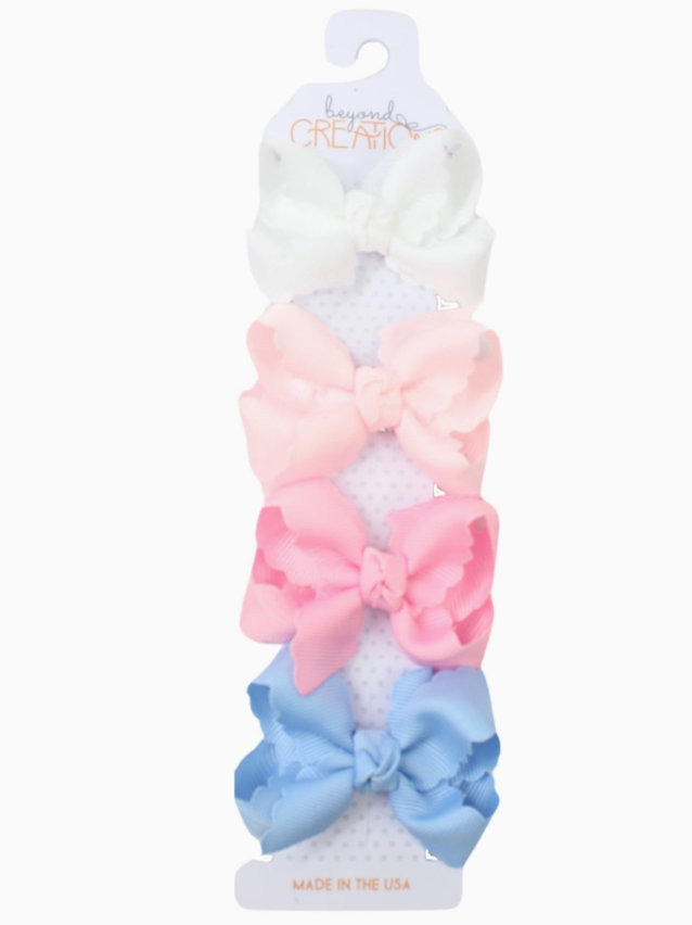 3" SCALLOPED BOW | PASTEL PACK