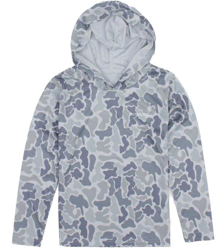 Boys Performance Hoodie | Polar Camo
