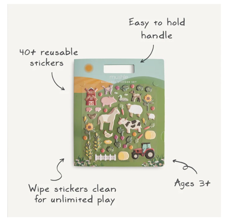 Reusable Sticker Set | Farm