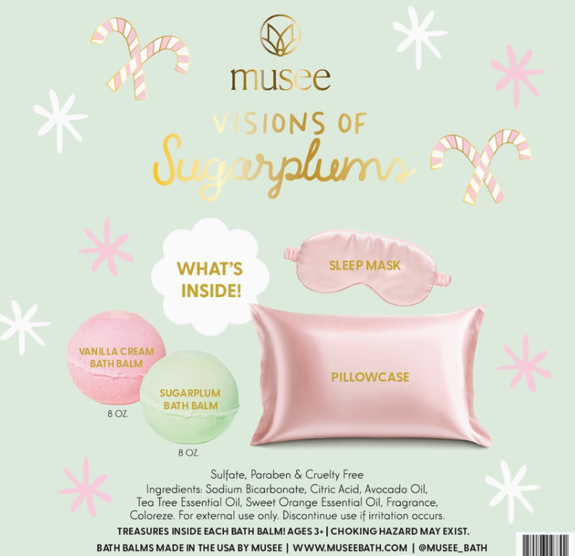 Visions of Sugar Plum Bath Balm & Eye Mask Set
