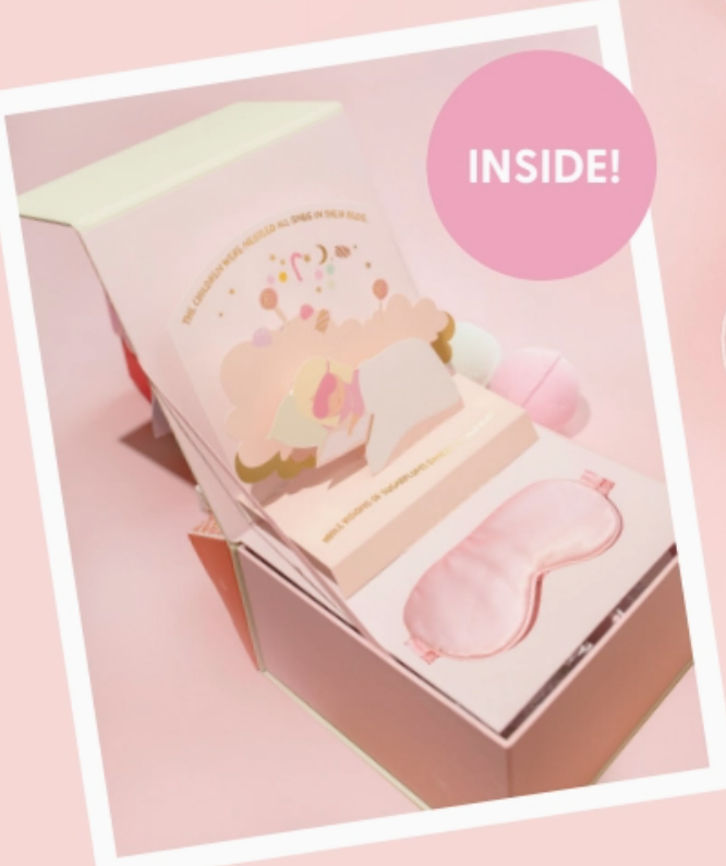 Visions of Sugar Plum Bath Balm & Eye Mask Set
