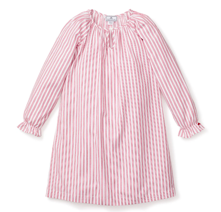 Nightgown | Antique Red Ticking