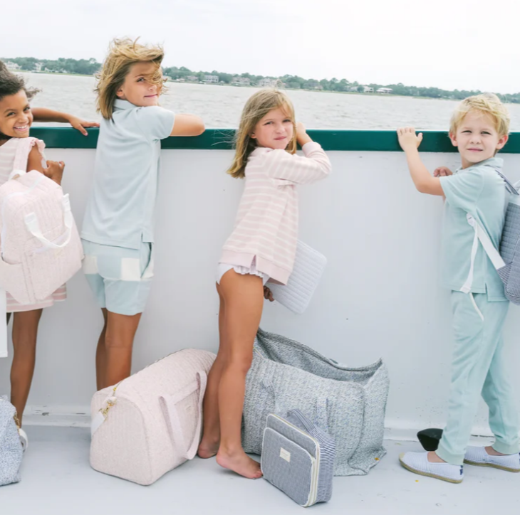 Overnighter Tote | Slate Floral