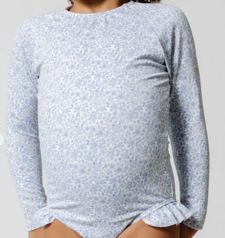 Rashguard One Piece | Slate Floral