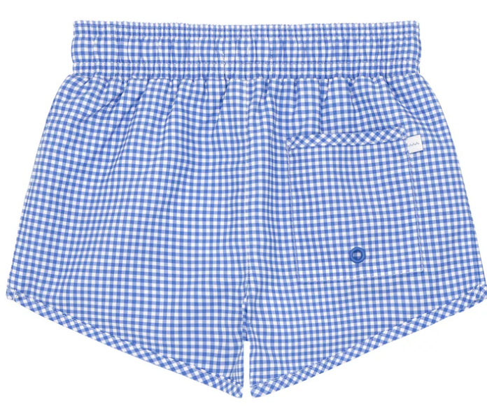 Boardie | Sky Blue Gingham