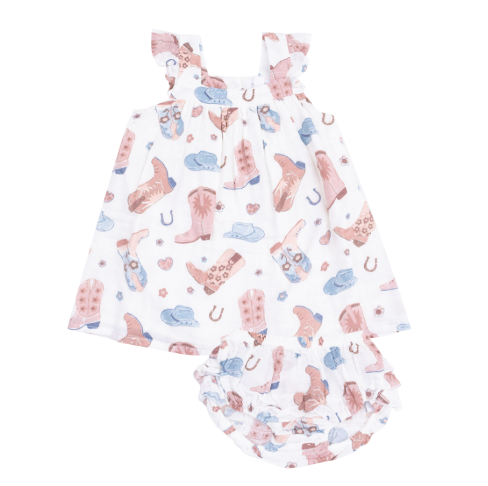 SUNDRESS | COWBOY BOOTS PINK