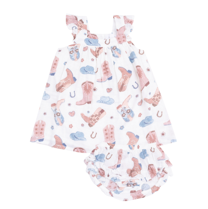 SUNDRESS | COWBOY BOOTS PINK