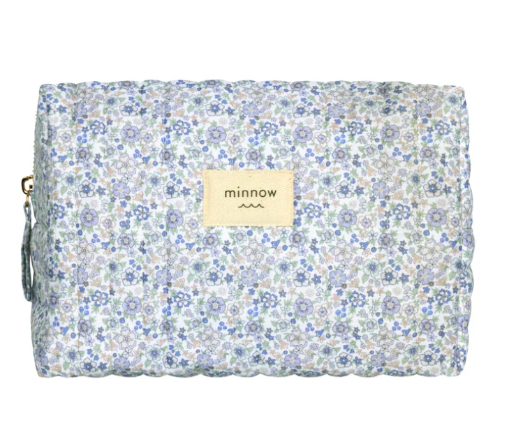 Travel Pouch | Slate Floral