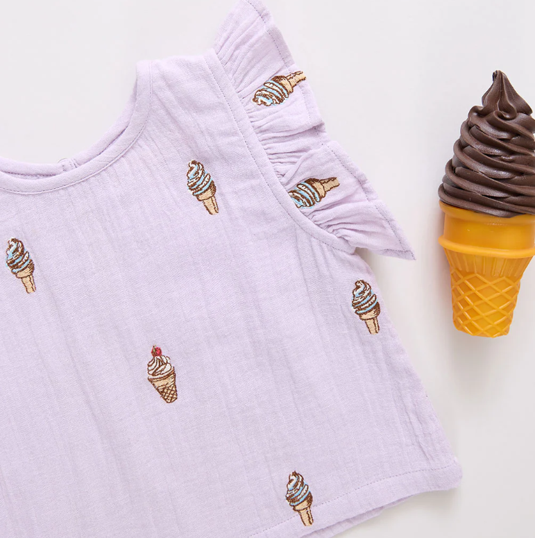 Girls Roey 2pc Set | Lavender Soft Serve