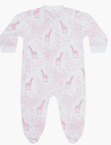 Pink Giraffe | Zipper Footie