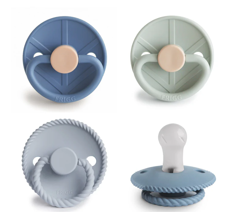 Frigg Pacifier Silicone 4-pack | 0-6mo