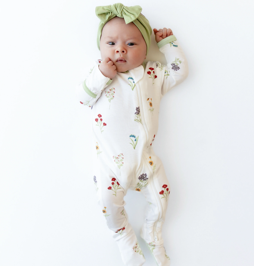 Zippered Footie | Wildflower