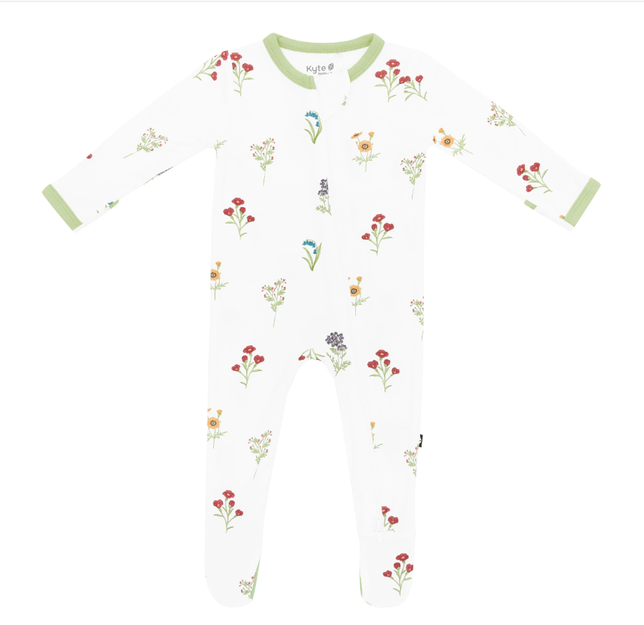 Zippered Footie | Wildflower
