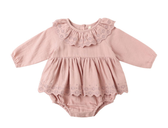 Thalia Romper | Rose