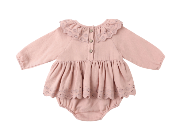 Thalia Romper | Rose