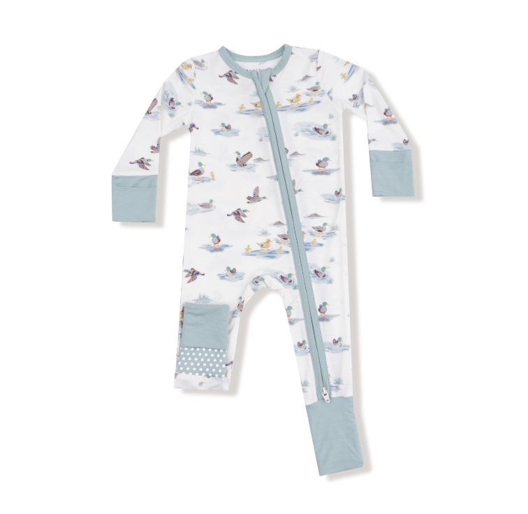 Migrating Mallards | Zip Romper